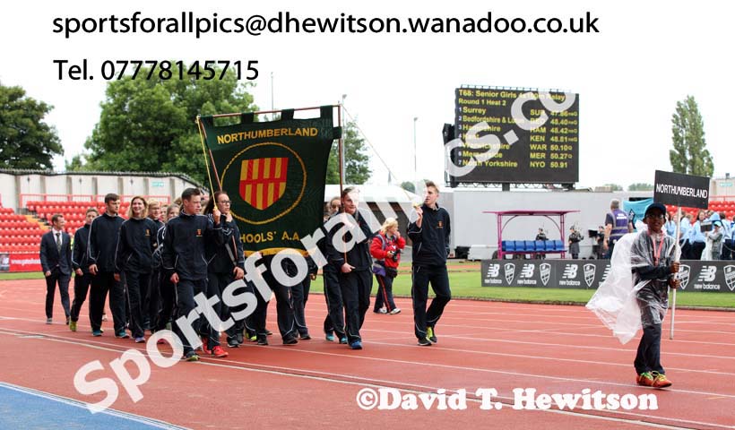 Parade, English Schools Track and Field. Photo: David T. Hewitson/Sports for All Pics